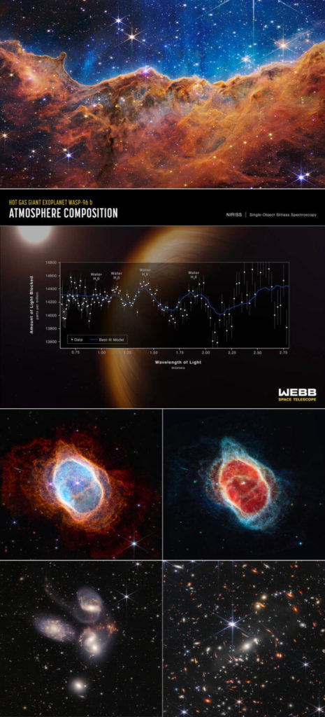 Quintetto di prime foto JWST